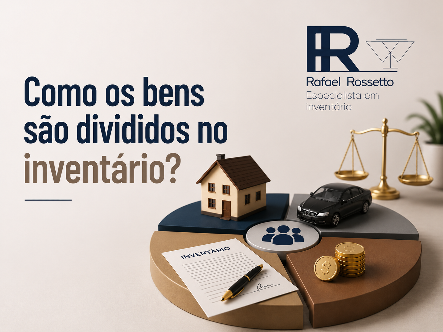 Como os bens são divididos no inventário?